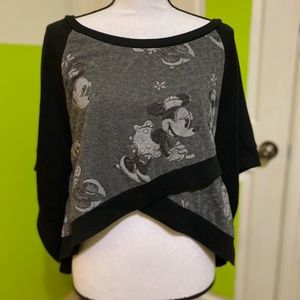 Minnie Mouse Asymmetrical  High-low Top